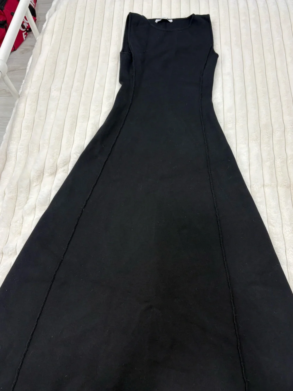 Zara Black Sleeveless Knit Maxi Dress - Picture 1 of 4